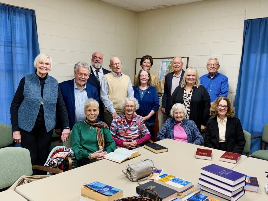group photo of men and women