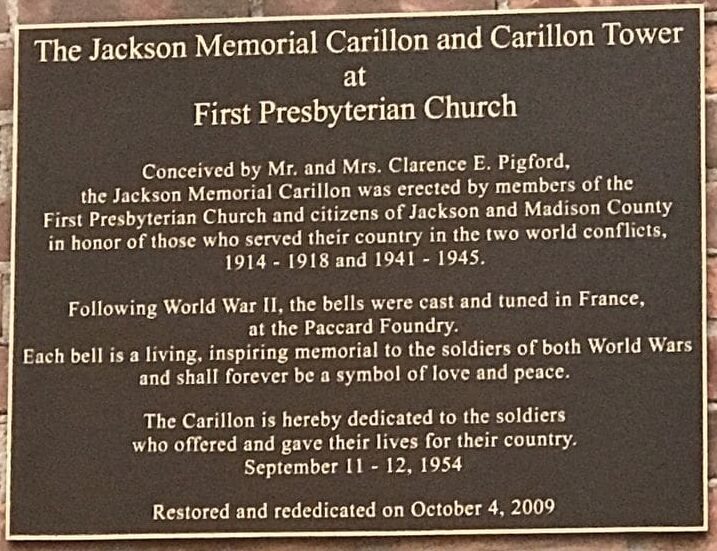 Plaque with Church History